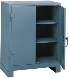 1110 Heavy Duty Storage Cabinet Counter High | Lyon Shelving and Workspace Products from Steel Shelving USA