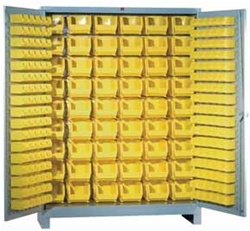 1141 All Welded Bin Storage Cabinet | Lyon Shelving and Workspace Products from Steel Shelving USA