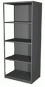 3005-3 Borroughs Closed Style Steel Add-On | Borroughs Shelves and Accessories from Steel Shelving USA
