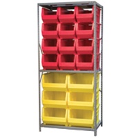 Steel Shelving with Super-Size AkroBins