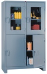 1120-4DV Clear View Storage Cabinet 4-Door | Lyon Shelving and Workspace Products from Steel Shelving USA
