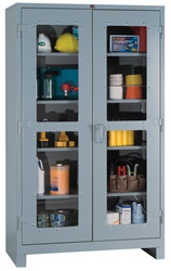 1120V Heavy Duty Clear View Cabinet Full Height | Lyon Shelving and Workspace Products from Steel Shelving USA