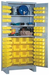 1156 All Welded Shelf-Bin Cabinet | Lyon Shelving and Workspace Products from Steel Shelving USA