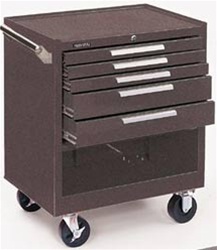 Model 295 5 Drawer Roller Cabinet | Kennedy Cabinets and Drawers from Steel Shelving USA