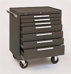 Model 297 7 Drawer Roller Cabinet | Kennedy Cabinets and Drawers from Steel Shelving USA