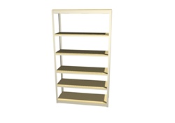 B4824SR67 Boltless Shelving 48"Wx24"Dx7'High with 6 Levels | Western Pacific Boltless Shelves from Steel Shelving USA