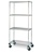 J1860-54CM Chrome Wire Shelving Cart 60"High | Olympic Wire Shelving from Steel Shelving USA