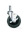 Swivel Caster with Brake - Resillient Rubber