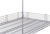 JL42-4C Olympic 4" High Ledge x 42"L | Olympic Wire Shelving from Steel Shelving USA